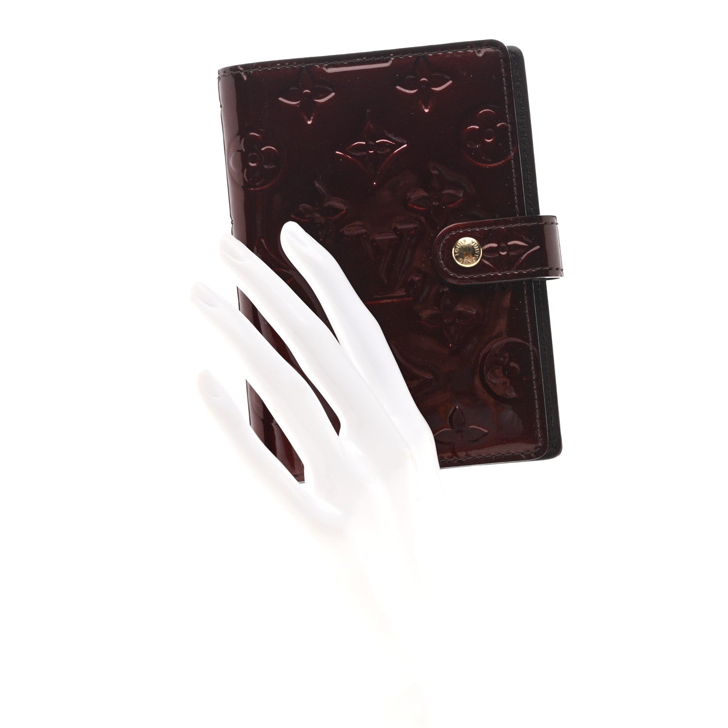 Louis Vuitton Vernis Small Ring Agenda Cover Amarante 2 of 6