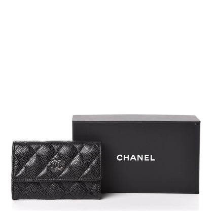 Chanel Caviar Quilted Flap Card Holder Black 9 of 9