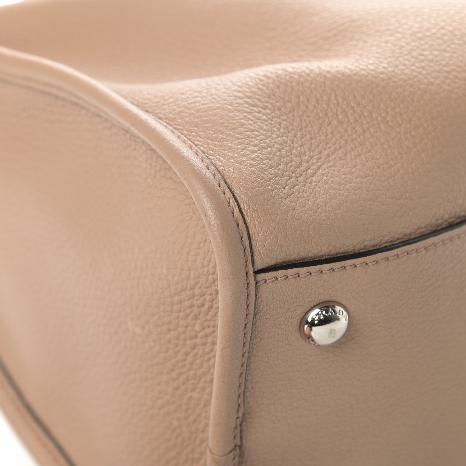 Prada Vitello Daino Shopping Satchel Cammeo 12 of 18