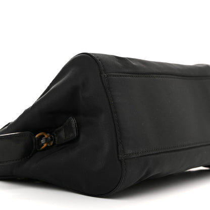 Prada Tessuto Nylon Acciaio Chain Shoulder Bag Black 9 of 15