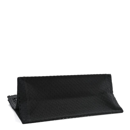 Christian Dior Mesh Embroidered Book Tote Black 4 of 10