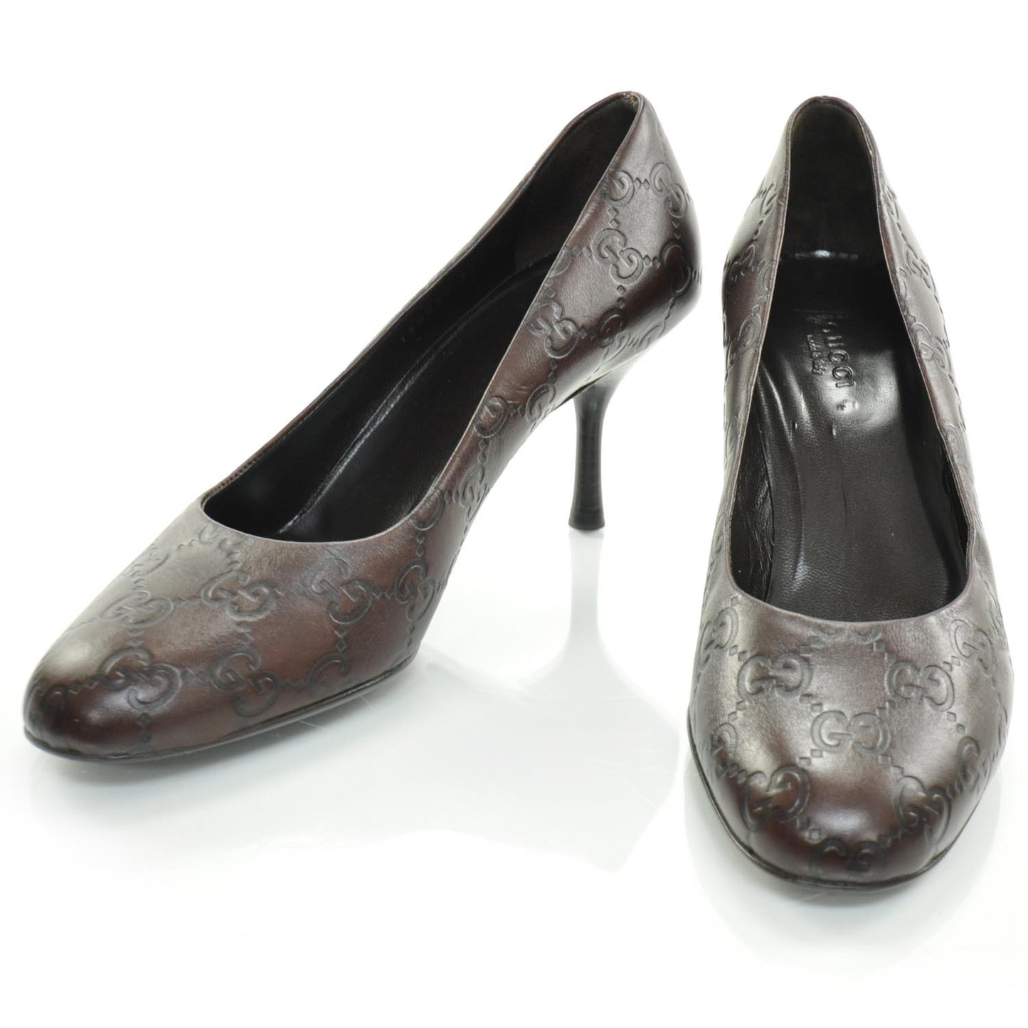 Guccissima Heels 36.5 Brown