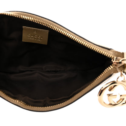 Gucci Guccissima New Britt Wristlet Gold 5 of 8