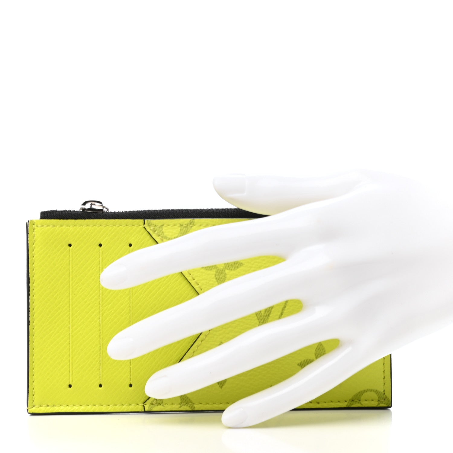 Louis Vuitton Monogram Taiga Coin Card Holder Yellow 2 of 6