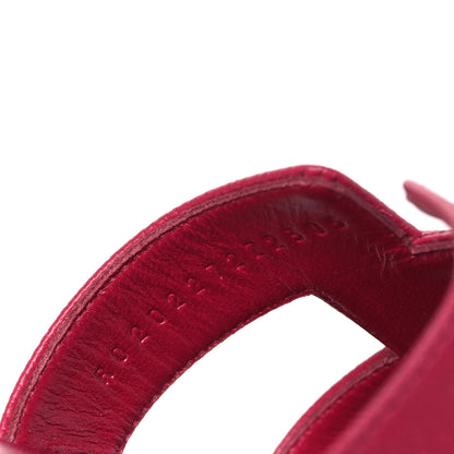 Hermes Epsom Oran Sandals 37 Rouge Azalee 8 of 11