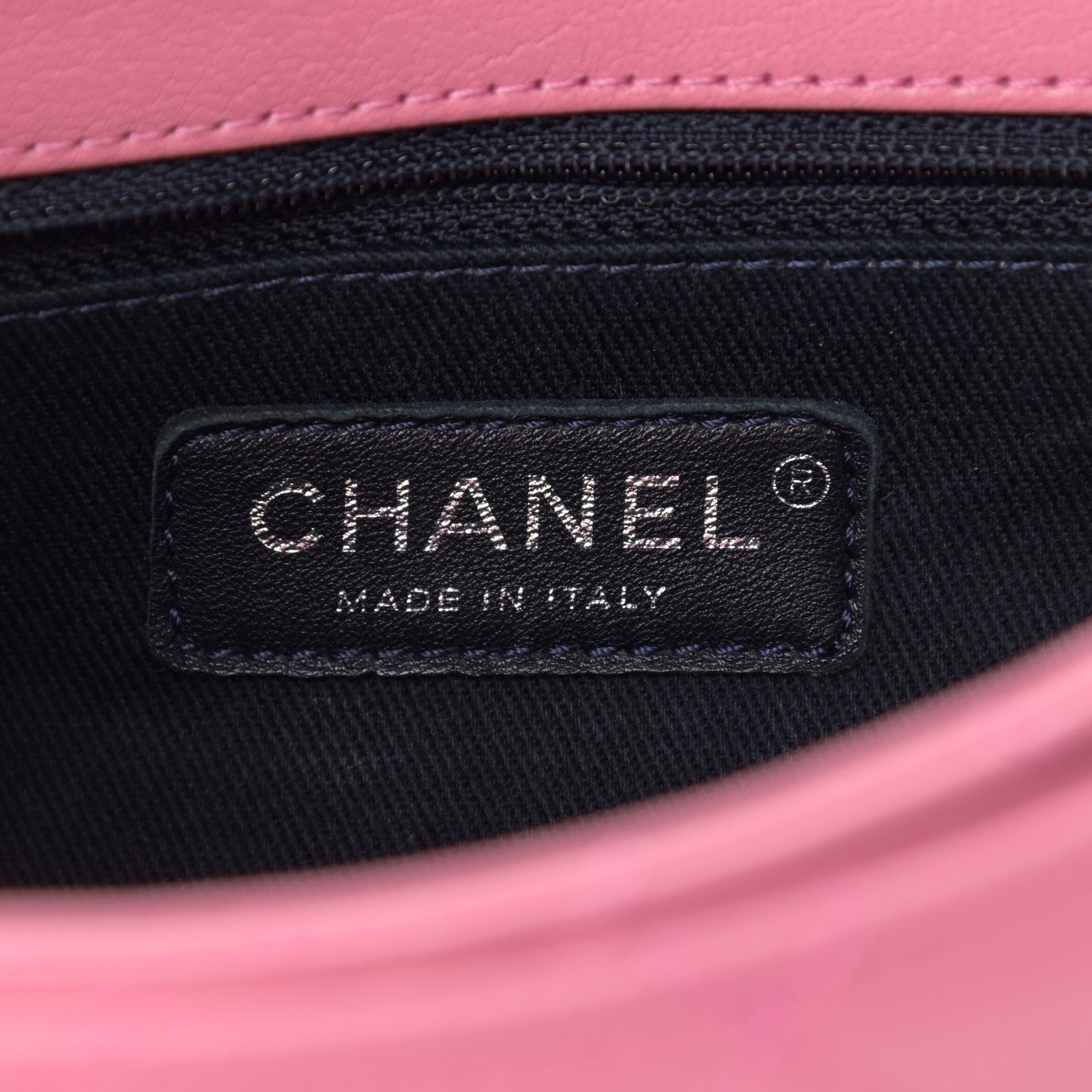 Chanel Shiny Goatskin Quilted Small Double Carry Waist Chain Flap Pink 6 of 9