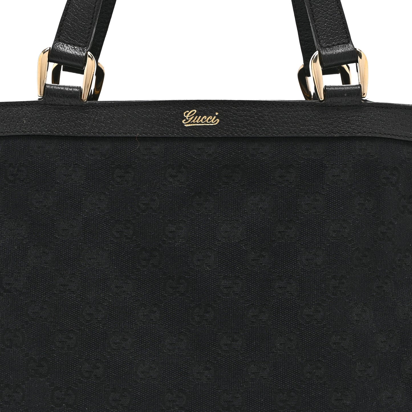 Monogram Medium Abbey  Tote Black