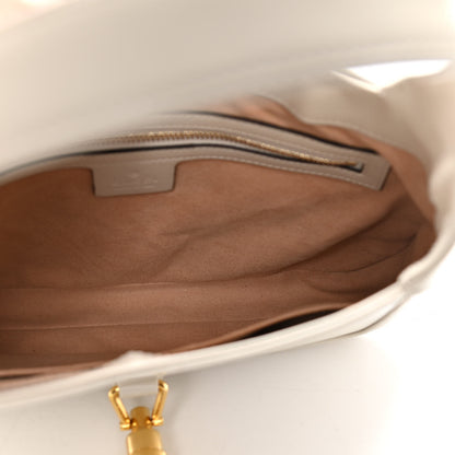 Gucci Boarded Dyana Lux Calfskin Small Jackie 1961 Hobo Mystic White 5 of 7
