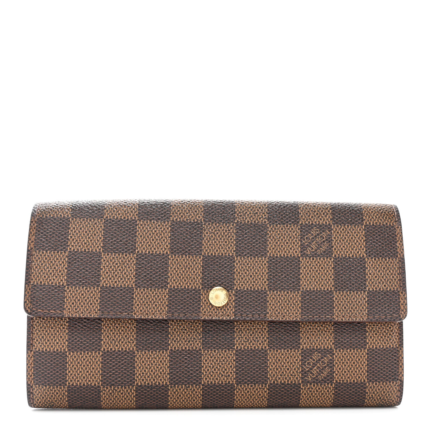 Louis Vuitton Damier Ebene Sarah Wallet 1 of 8