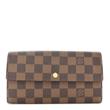 Louis Vuitton Damier Ebene Sarah Wallet 1 of 8