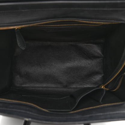 Celine Smooth Calfskin Mini Luggage Black 5 of 15