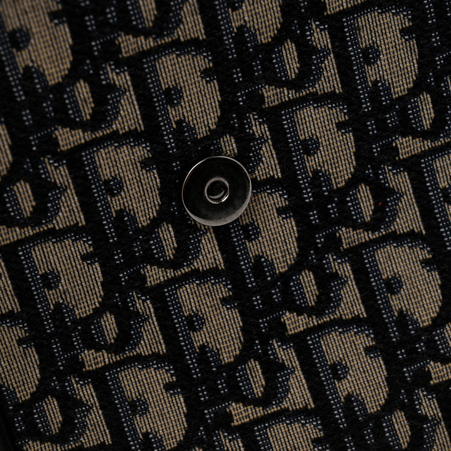 Christian Dior Grained Calfskin Oblique Mini Saddle Messenger Black 12 of 13