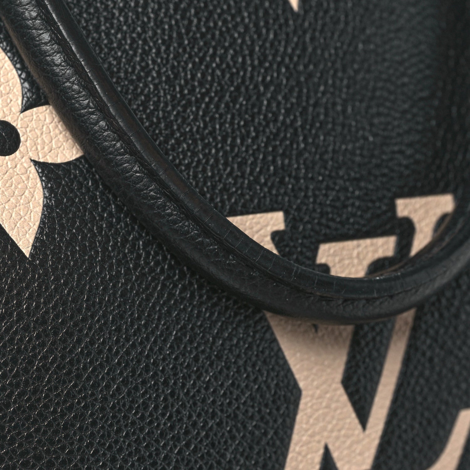 Louis Vuitton Empreinte Monogram Giant Grand Palais Black Beige 10 of 11