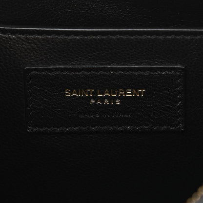 Saint Laurent Suede Monogram All Over Camera Bag Black 6 of 10