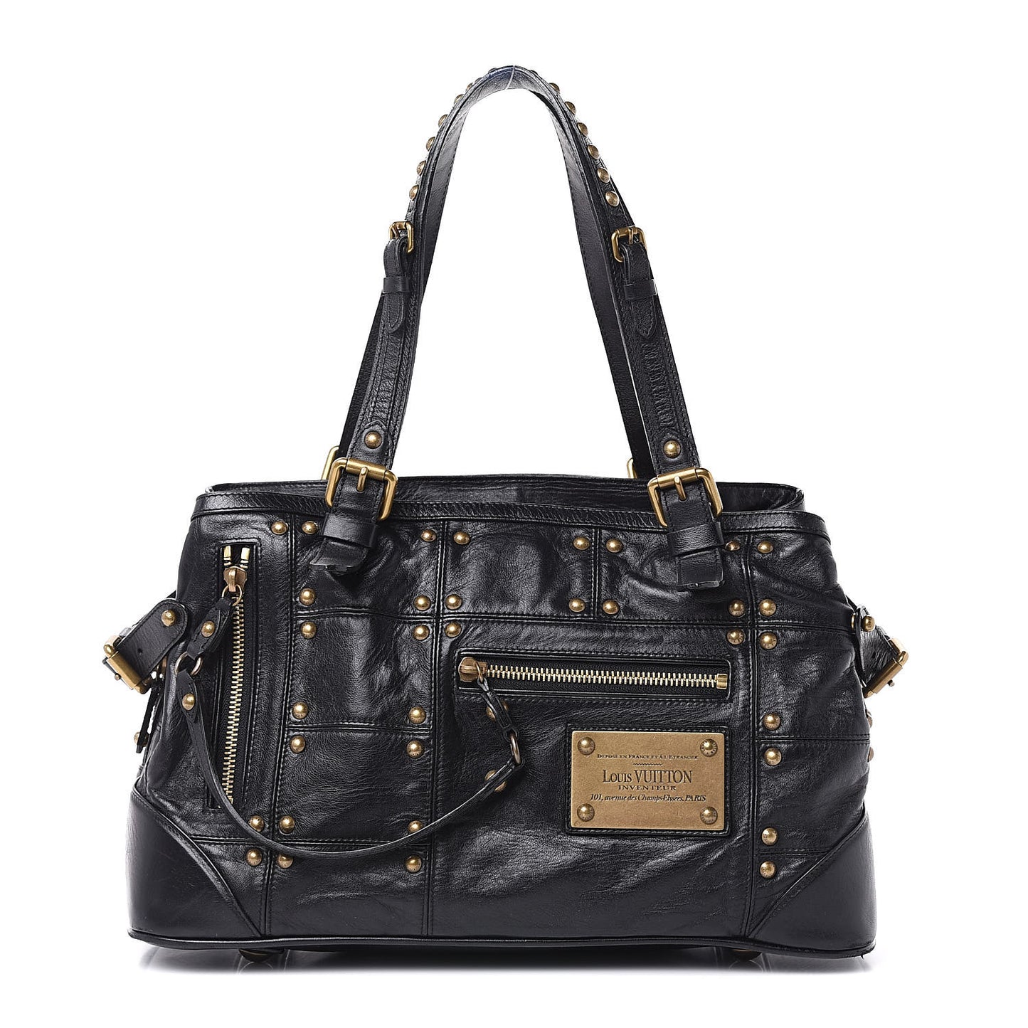 Lambskin Riveting Black
