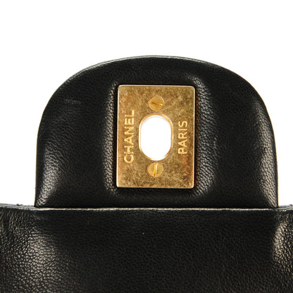 Chanel Lambskin Quilted Medium Cruise Charm Single Flap Black 7 of 8
