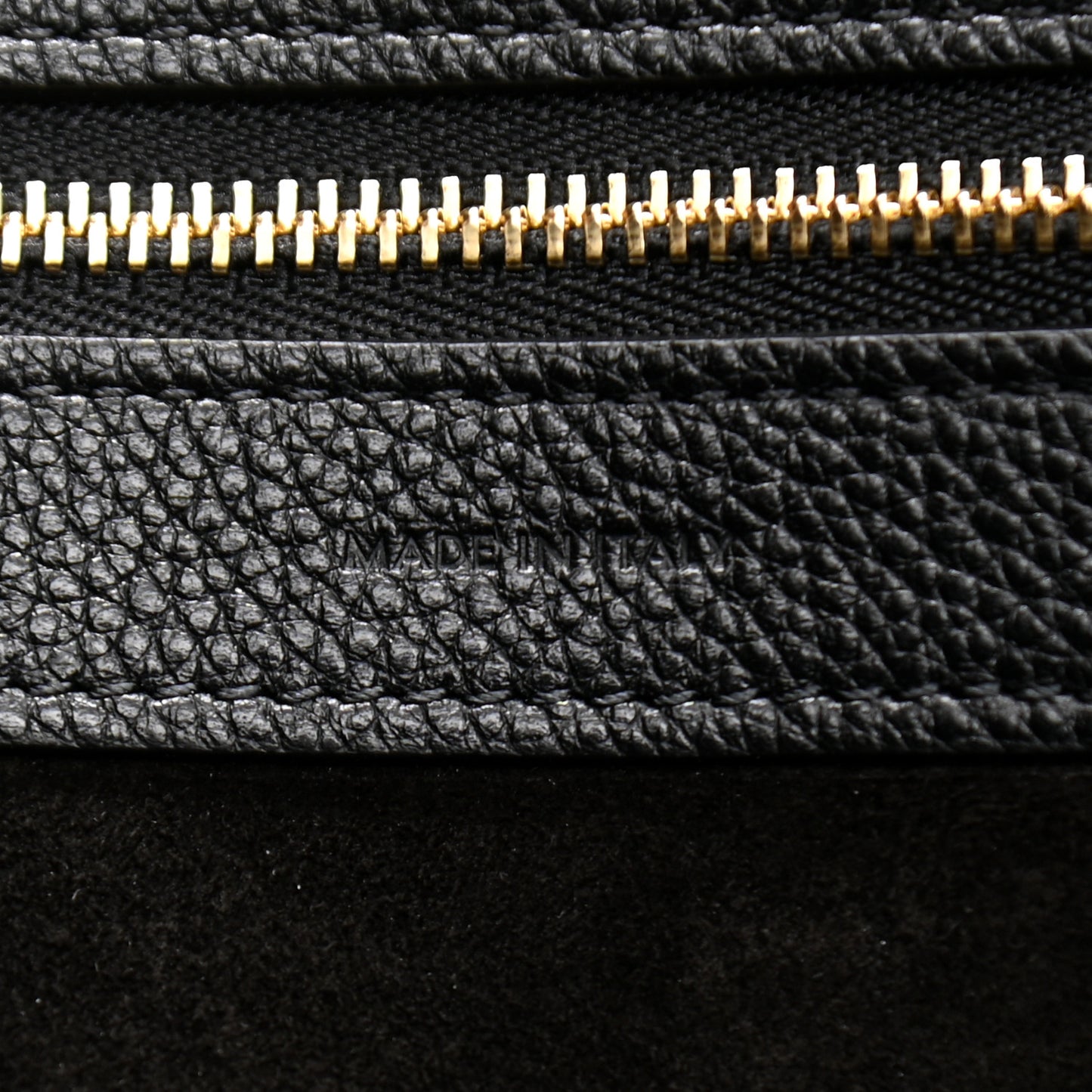 Soft Grained Calfskin Medium Belt Cabas Phantom Black