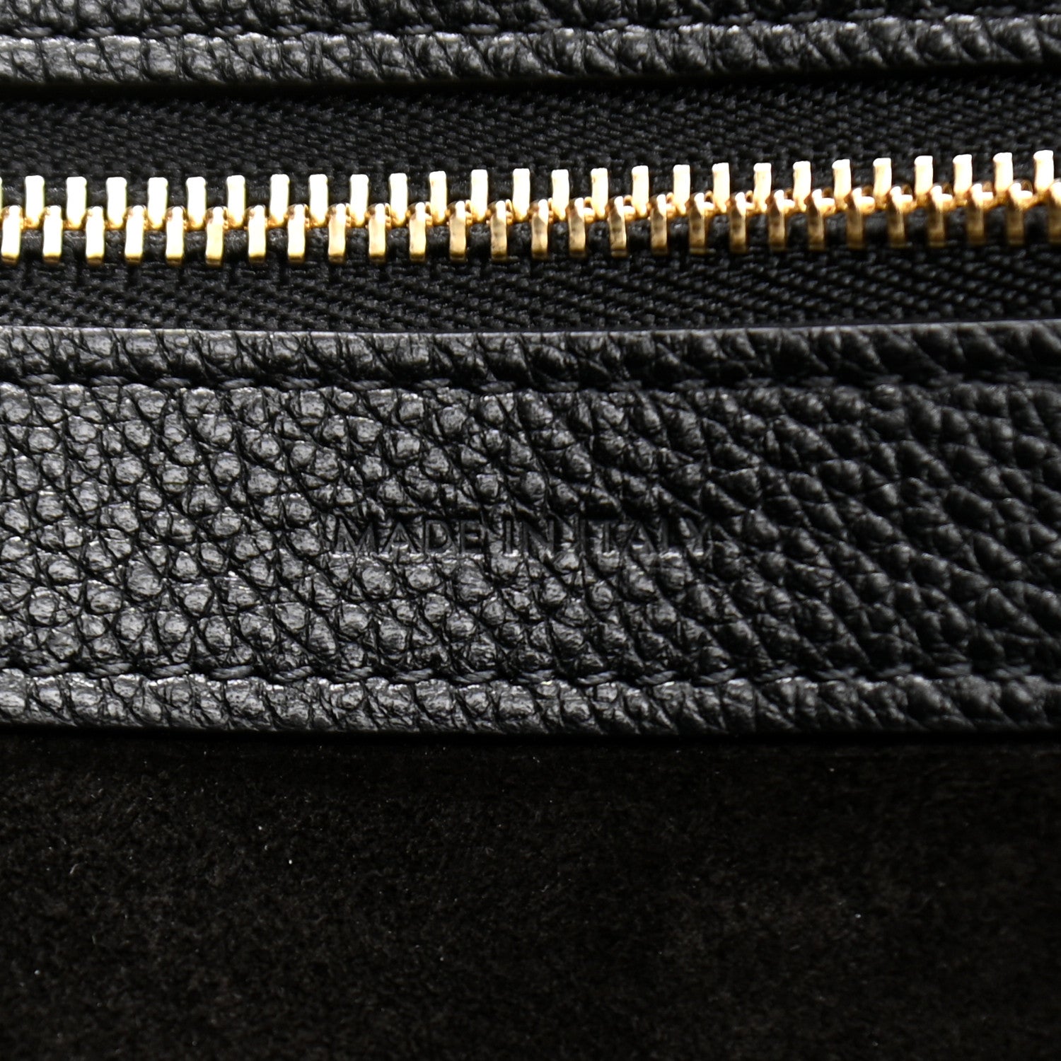 Celine Soft Grained Calfskin Medium Belt Cabas Phantom Black 11 of 17