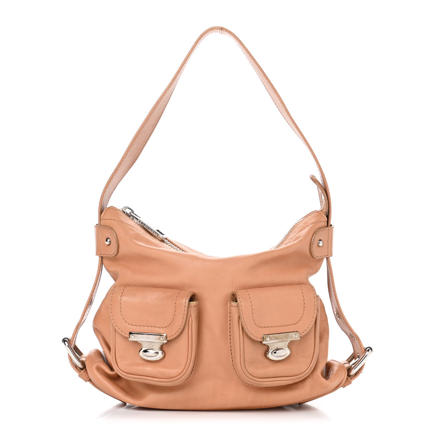 Marc Jacobs Calfskin Multipocket Hobo Tan 1 of 6