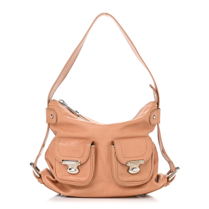 Marc Jacobs Calfskin Multipocket Hobo Tan 1 of 6