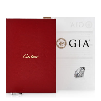 Cartier Platinum Diamond .23ct Solitaire Engagement Ring 47 4 8 of 8