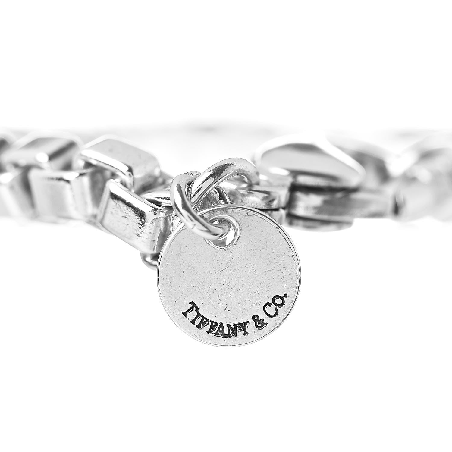 Tiffany Sterling Silver 4mm Venetian Link Bracelet 4 of 4