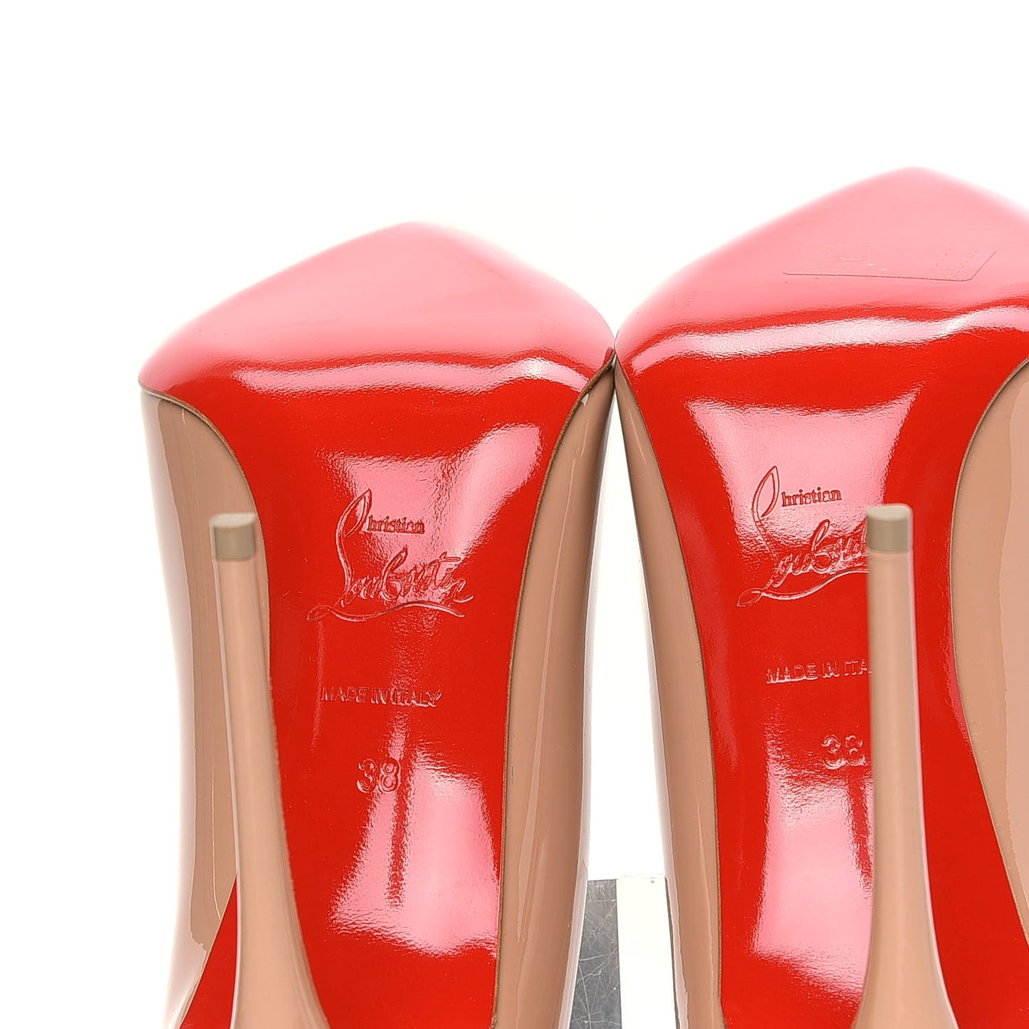 Patent Pigalle Follies 100 Pumps 38 Nude
