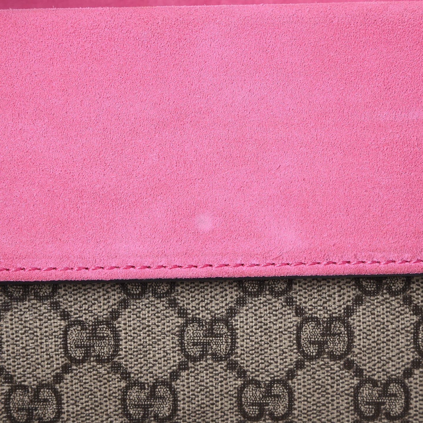 GG Supreme Monogram Mini Dionysus Shoulder Bag Pink