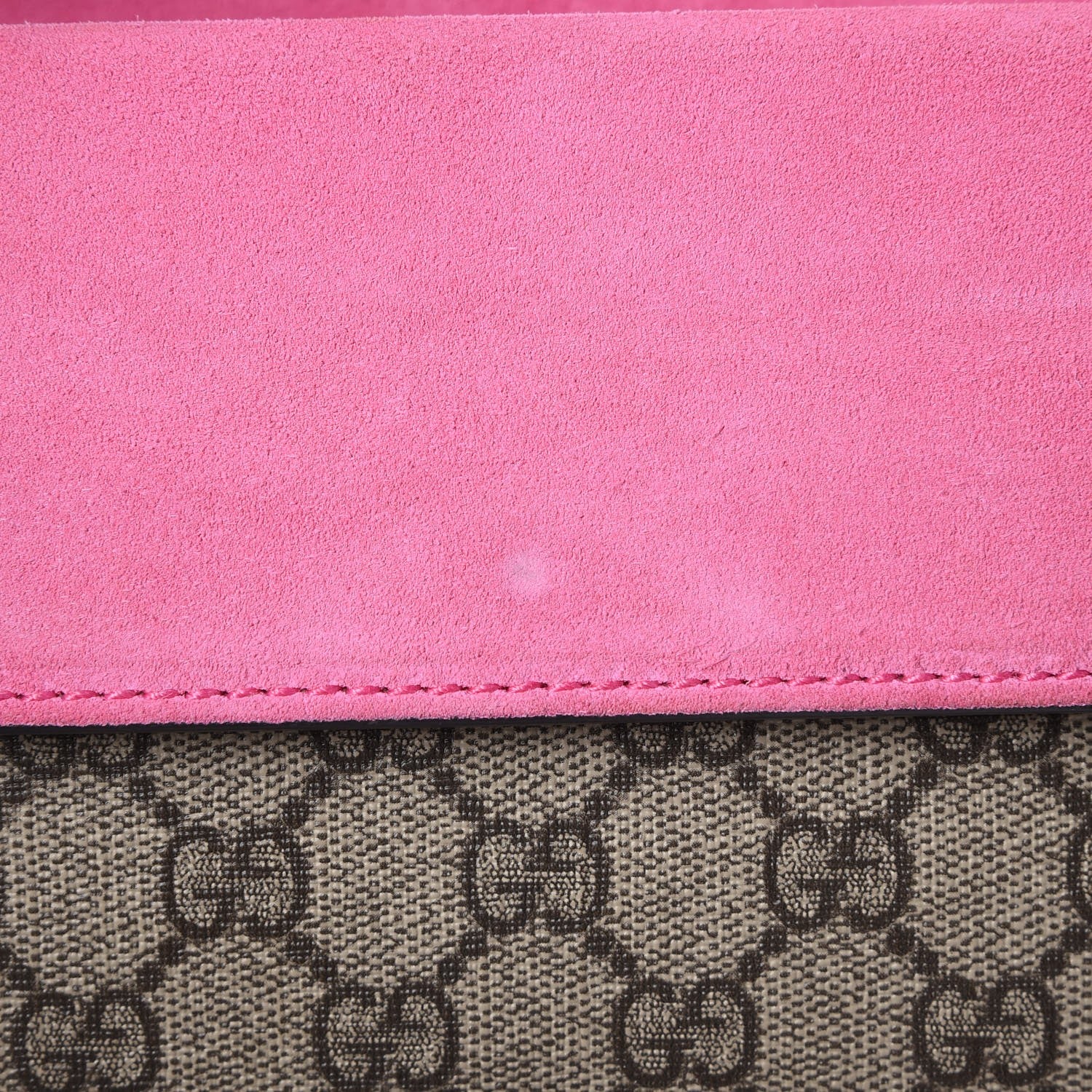 Gucci GG Supreme Monogram Mini Dionysus Shoulder Bag Pink 9 of 9