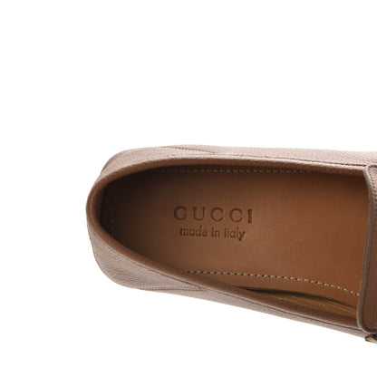 Gucci Calfskin Mens Web Sylvie Web Buckle Driver Loafers 8 Brown 7 of 11