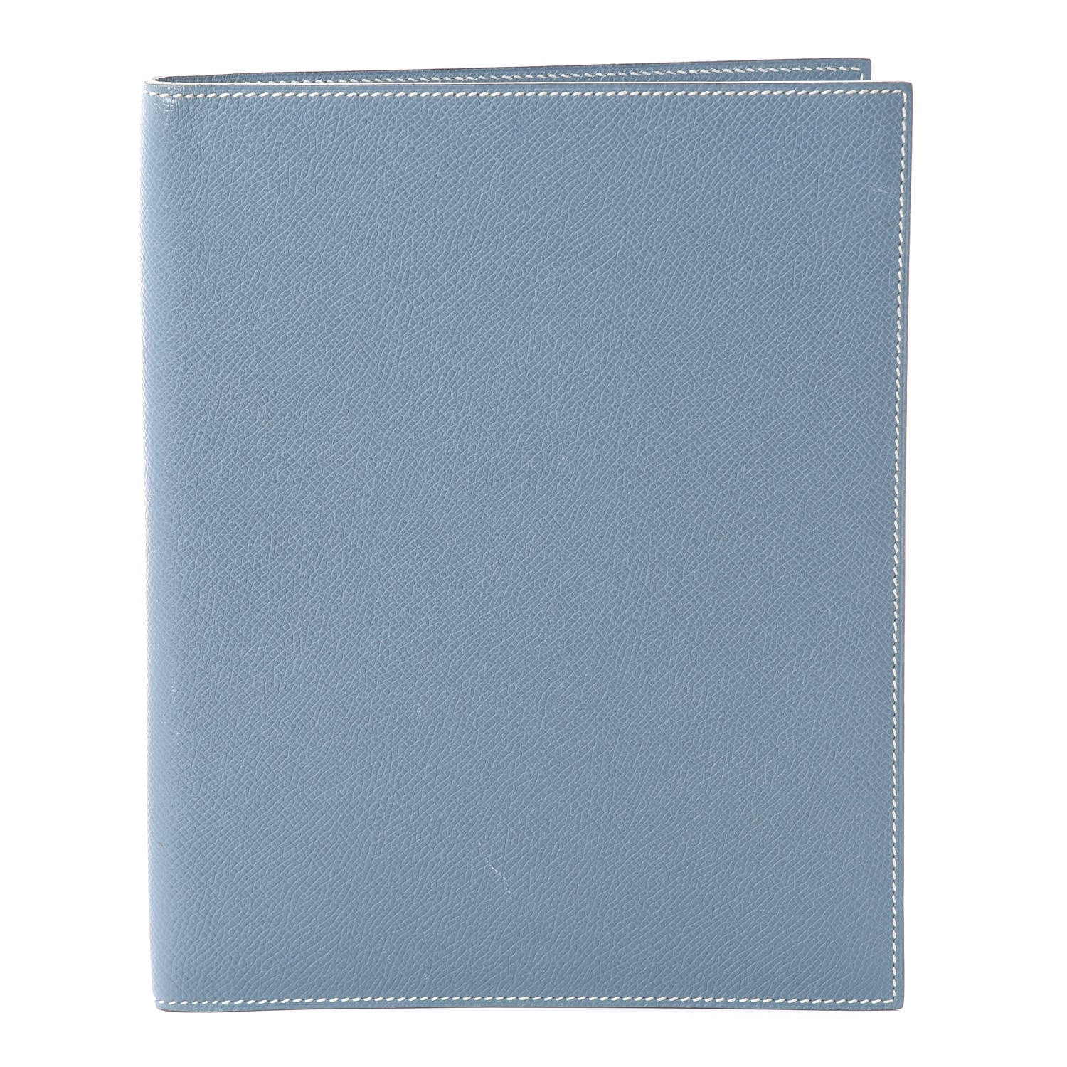 Hermes Epsom Notebook Cover Blue Jean 1 of 5