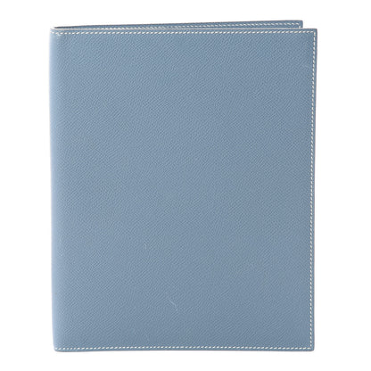 Hermes Epsom Notebook Cover Blue Jean 1 of 5