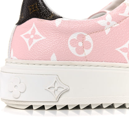 Louis Vuitton Monogram Giant Time Out Sneakers 35 Rose 11 of 11