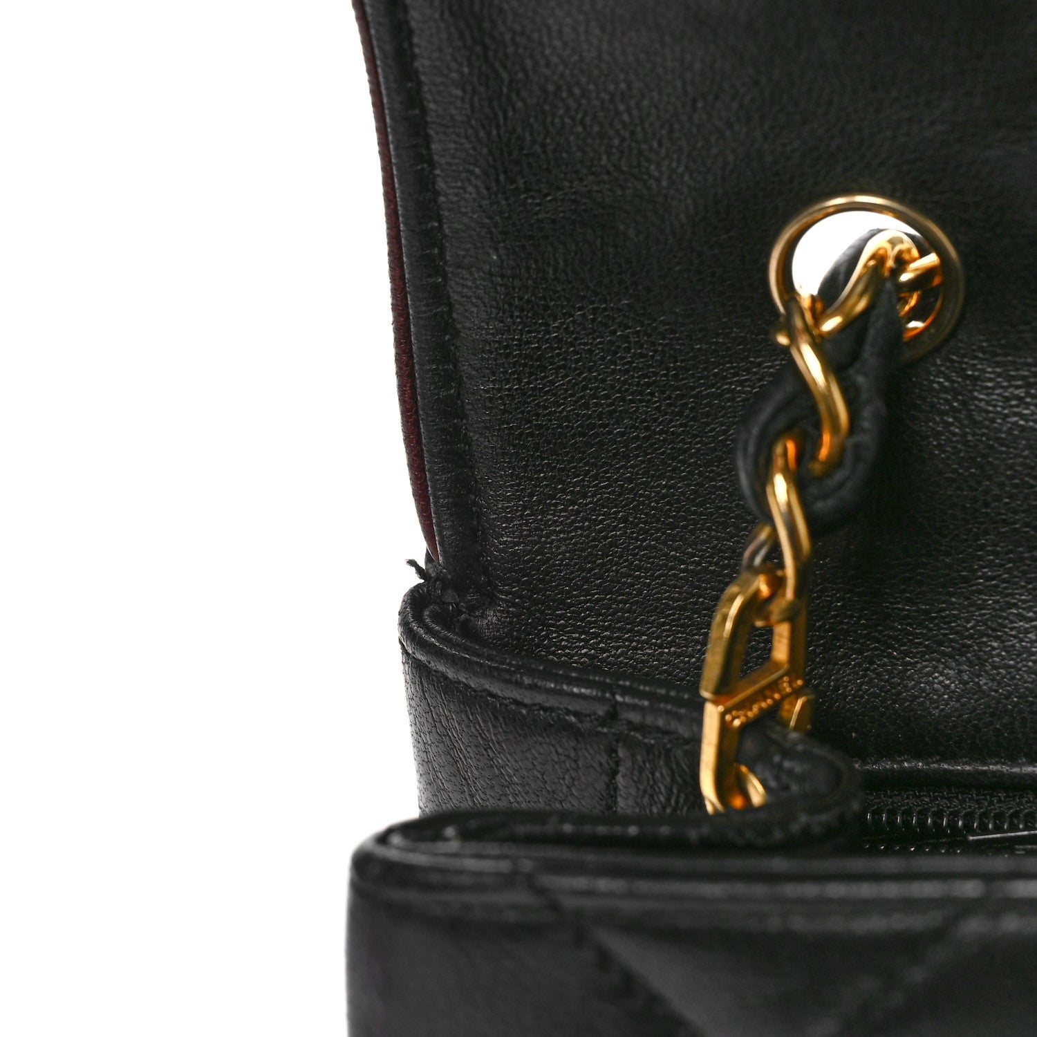 Chanel Lambskin Quilted Small Single Flap Black 9 of 10