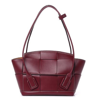 Bottega Veneta French Calfskin Maxi Intrecciato Arco 33 Bordeaux 1 of 14