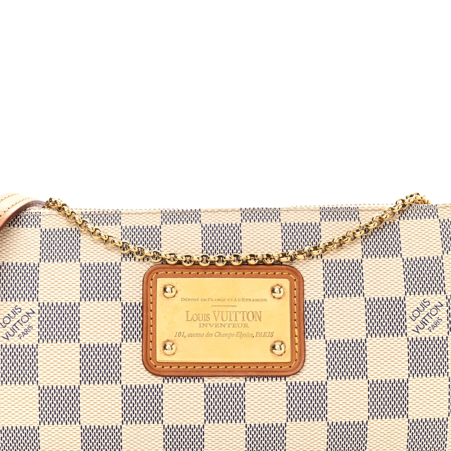 Louis Vuitton Damier Azur Eva Clutch 9 of 15