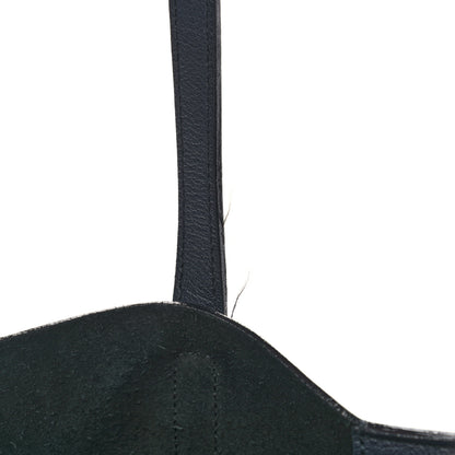 Saint Laurent Calfskin Large Shopping Tote Deep Marine 12 of 20