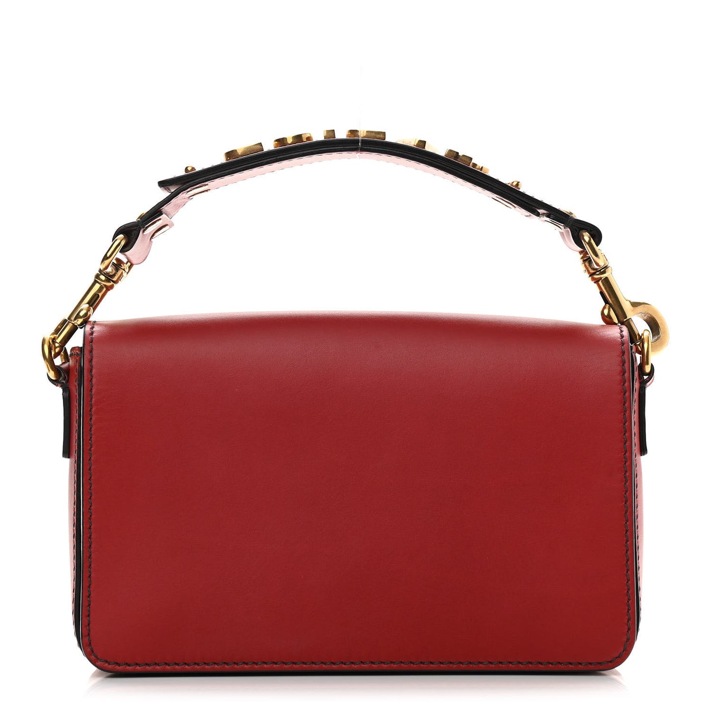 Calfskin J'Adior Flap Bag Red