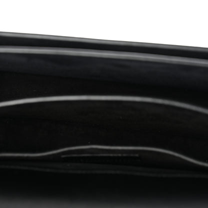 Saint Laurent Calfskin Medium Monogram Monochrome Sunset Black 5 of 15