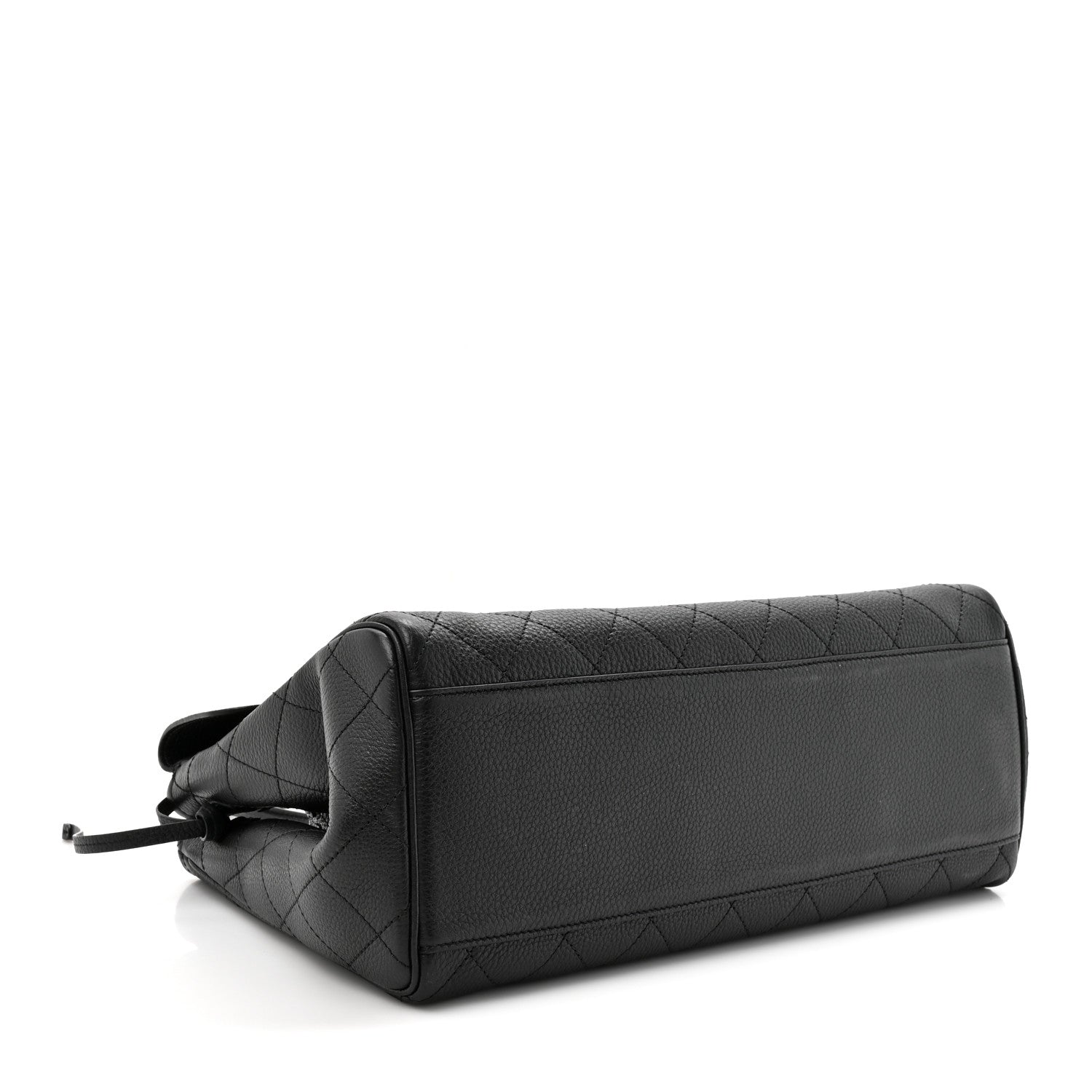 Chanel Grained Calfskin Stitched Urban Essentials Shopping Bag Black 4 of 10