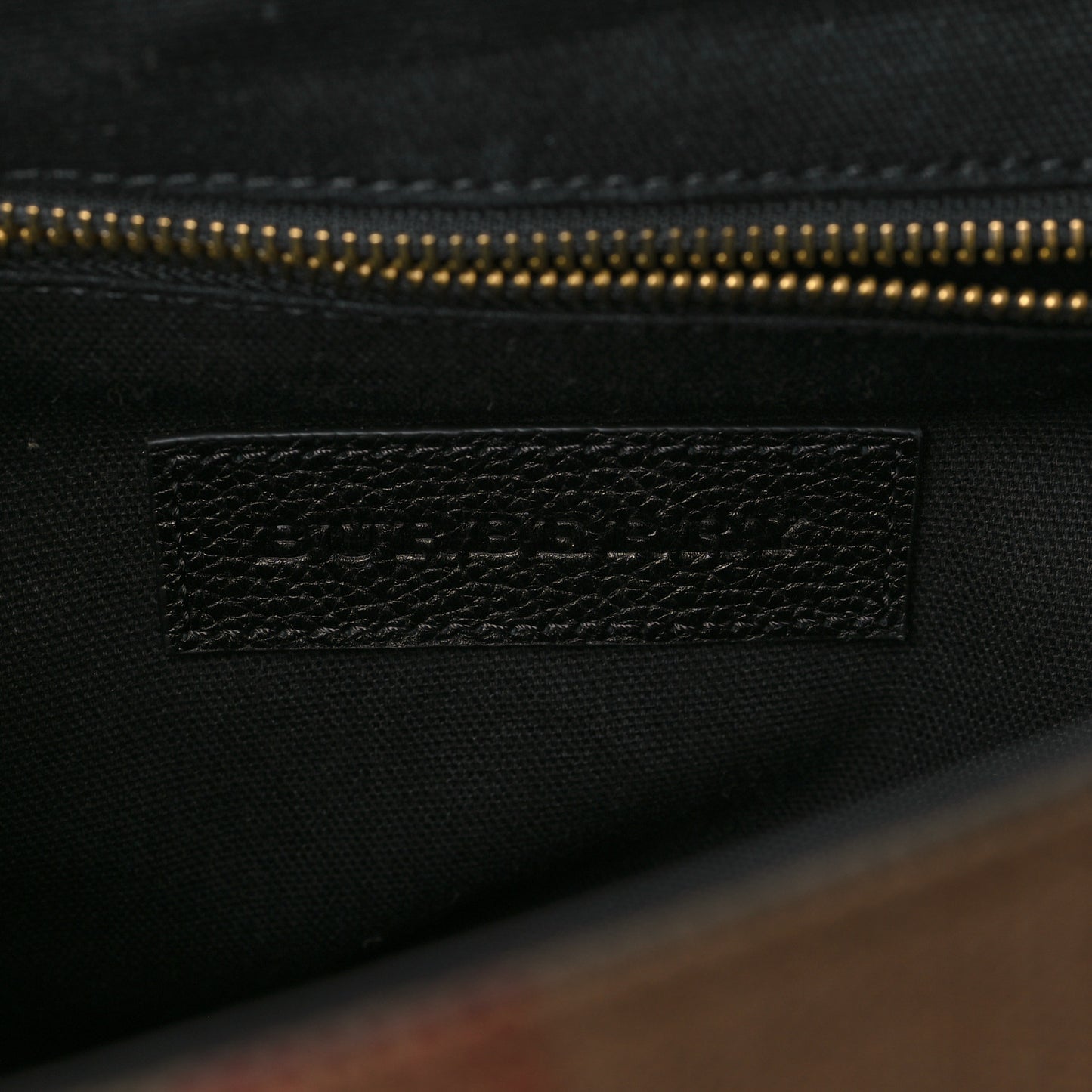 Canvas Mega Check Large Baildon Messenger Bag Black