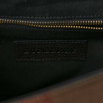 Burberry Canvas Mega Check Large Baildon Messenger Bag Black 6 of 11