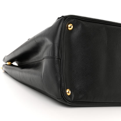 Prada Saffiano Lux Extra Large Galleria Double Zip Tote Black 8 of 12