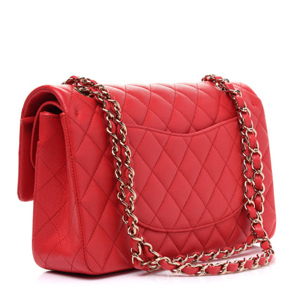 Chanel Caviar Quilted Medium Double Flap Red 3 of 11