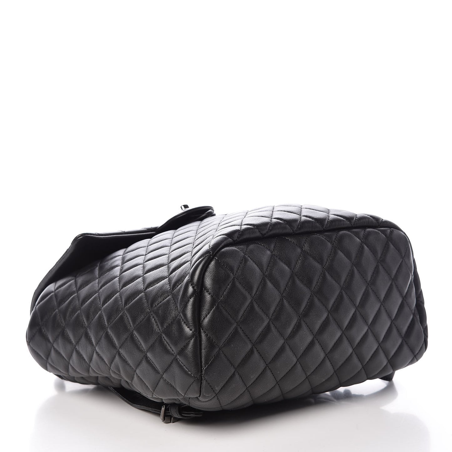 Lambskin Quilted Large Urban Spirit Backpack Black