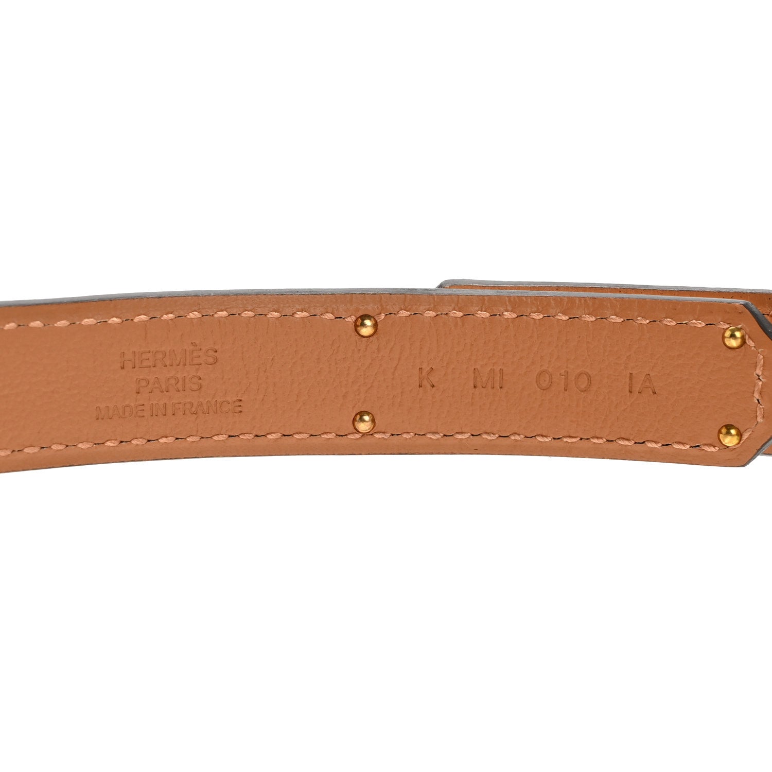 Hermes Epsom Teddy Kelly Pocket Belt Gold Ecru 3 of 6