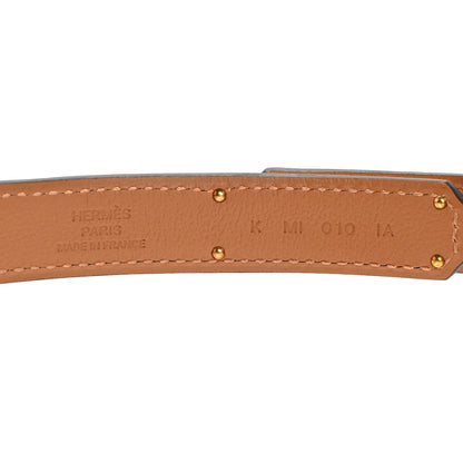 Hermes Epsom Teddy Kelly Pocket Belt Gold Ecru 3 of 6