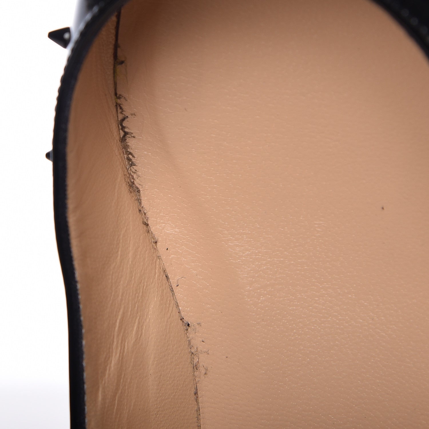 Christian Louboutin Patent Goldoflat Spikes Flats 35.5 Black 8 of 12