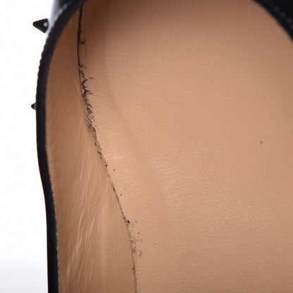 Christian Louboutin Patent Goldoflat Spikes Flats 35.5 Black 8 of 12