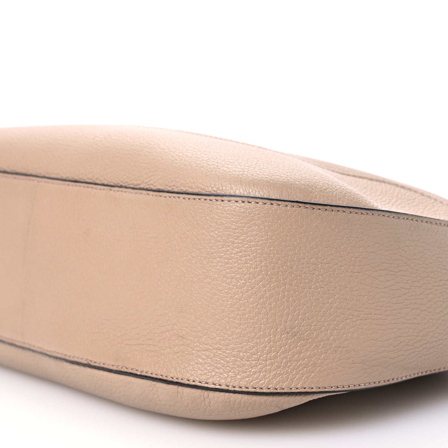 Prada Vitello Phenix Zippered Messenger Hobo Cammeo 10 of 13